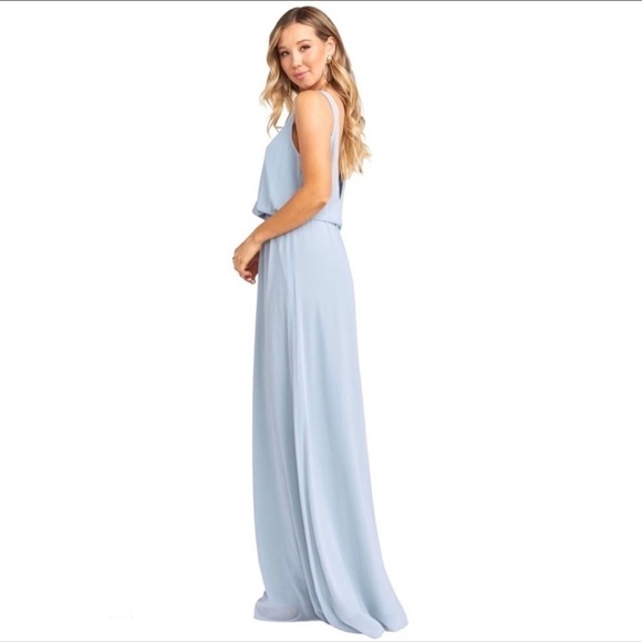 NWT Show Me Your Mumu Kendall Boho Blue‎ Maxi Dress - Picture 4 of 13